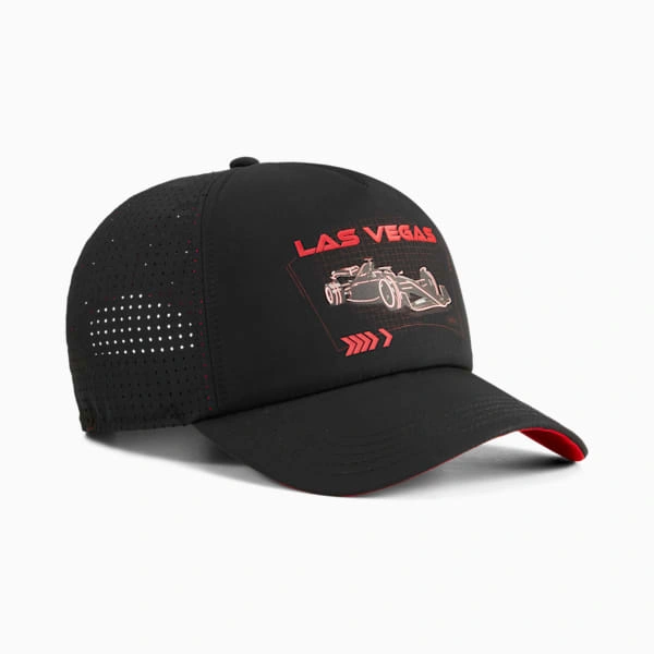 ¡F1® Vegas: La Gorra Trucker de Puma! Velocidad, estilo, Nevada. ¡Consíguela ya!